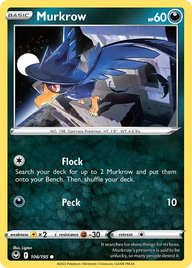Murkrow – Silver Tempest 106