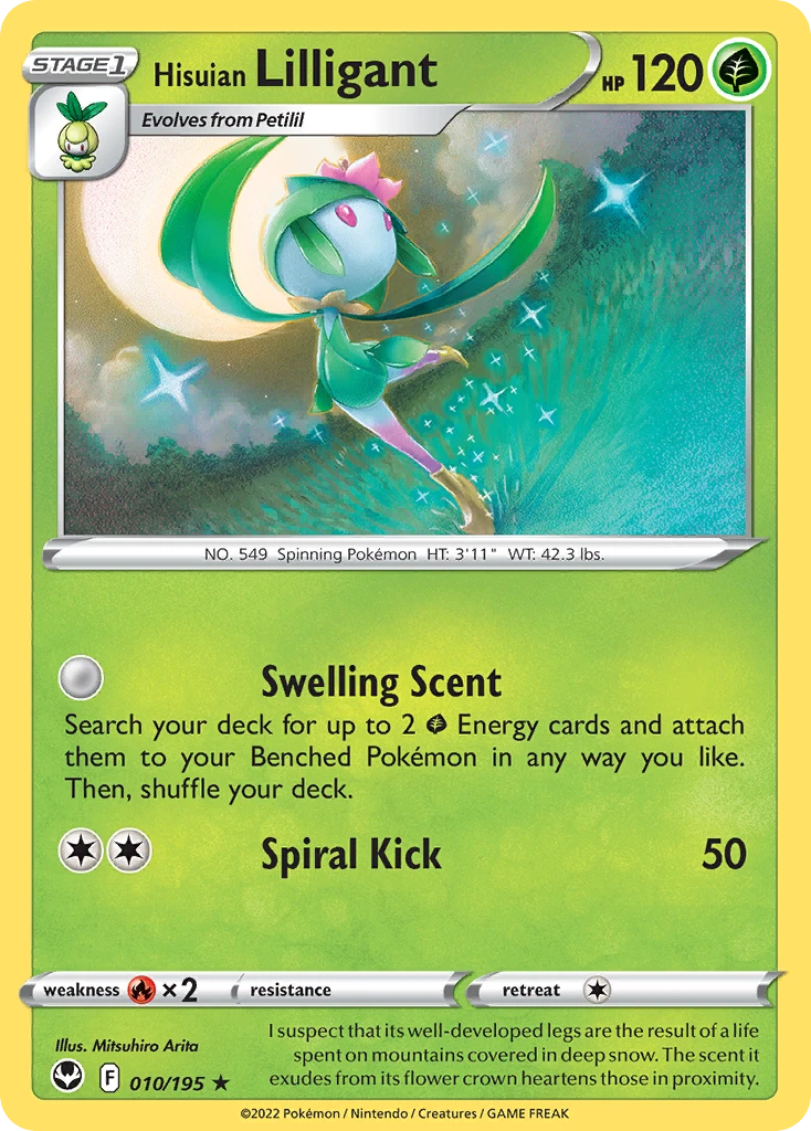 Hisuian Lilligant – Silver Tempest 10