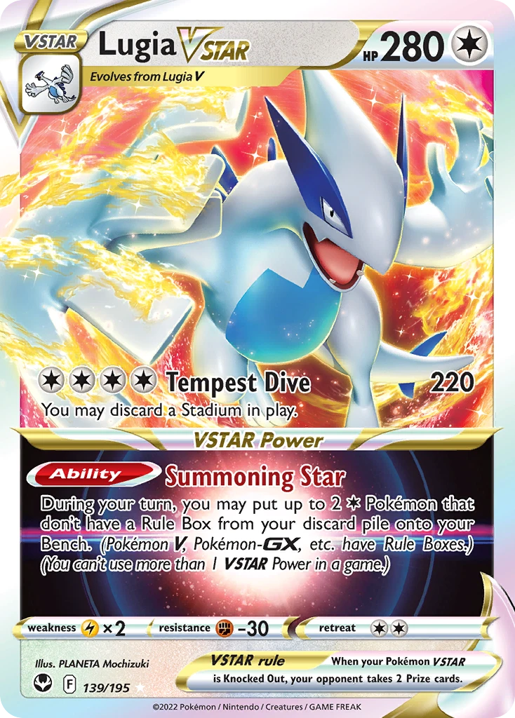 Lugia VSTAR – Silver Tempest 139