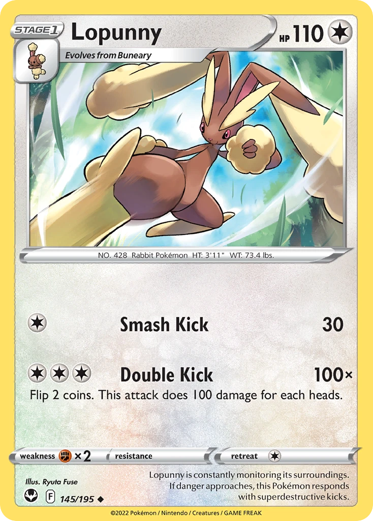 Lopunny – Silver Tempest 145