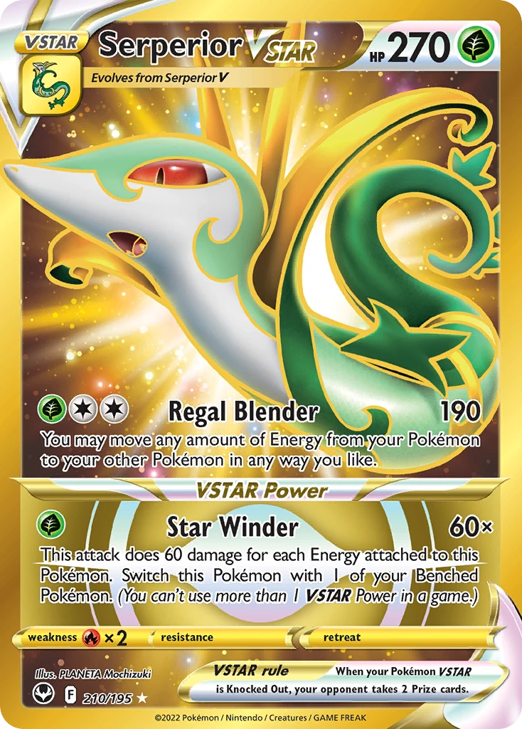 Serperior VSTAR – Silver Tempest 210