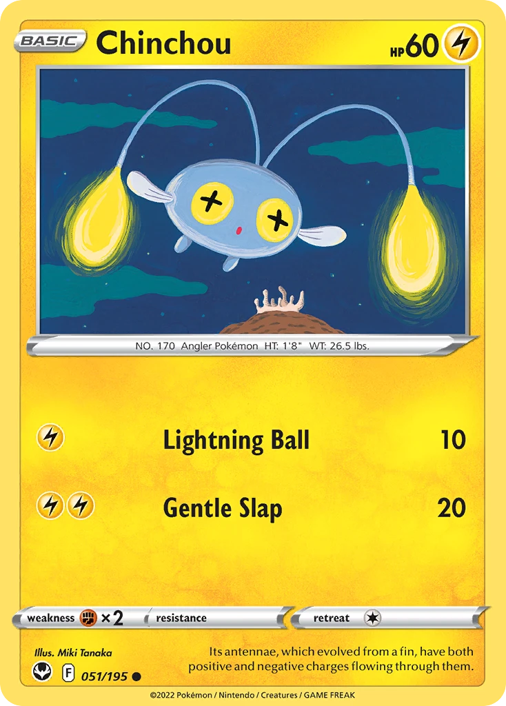 Chinchou – Silver Tempest 51