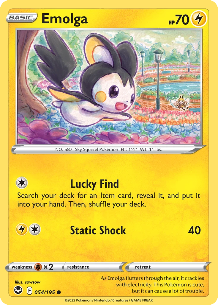 Emolga – Silver Tempest 54