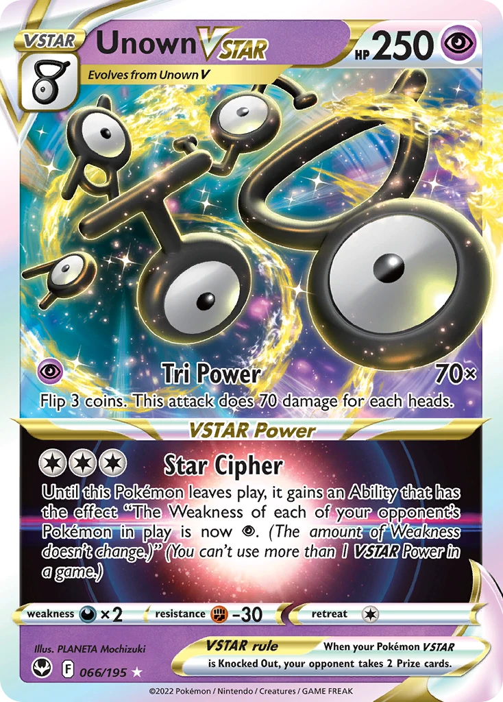 Unown VSTAR – Silver Tempest 66