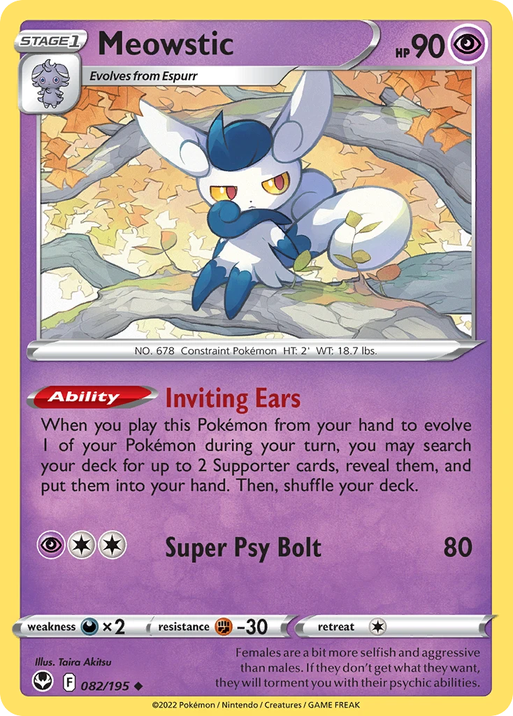 Meowstic – Silver Tempest 82