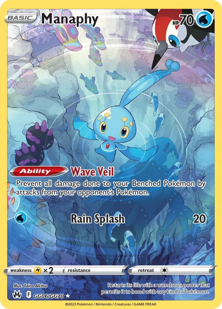 Manaphy – Crown Zenith Galarian Gallery GG06