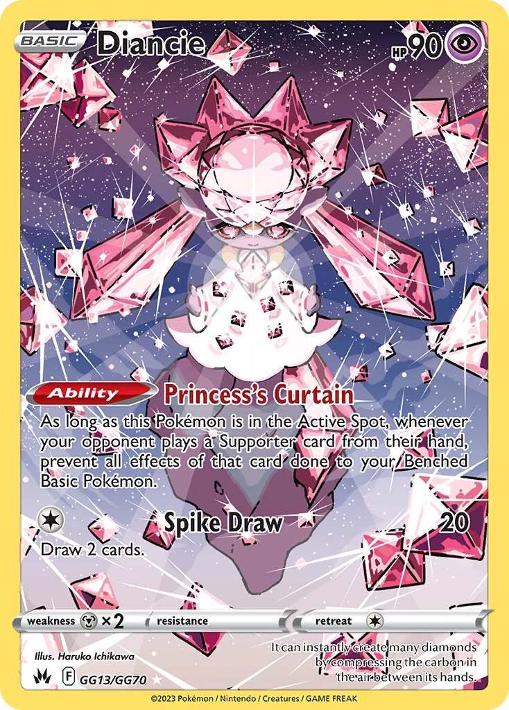 Diancie – Zenit Regale Galleria di Galar GG13