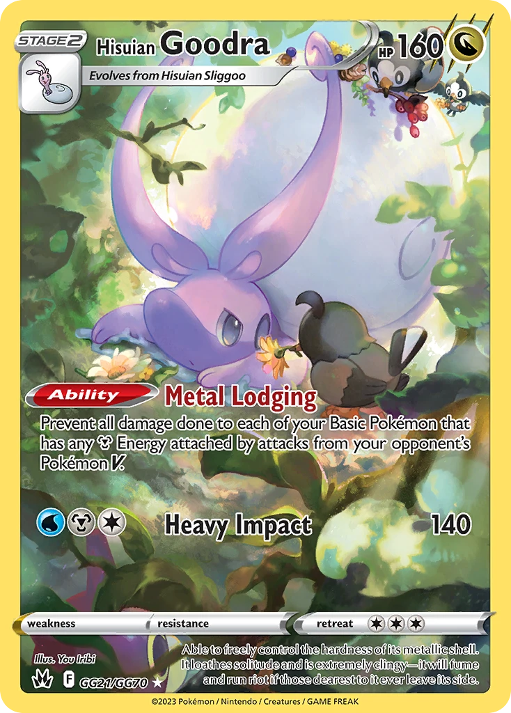 Hisuian Goodra – Crown Zenith Galarian Gallery GG21