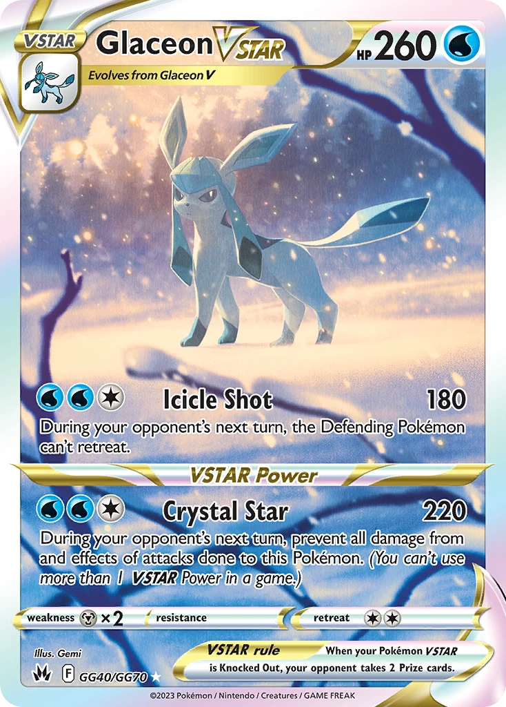 Glaceon V ASTRO – Zenit Regale Galleria di Galar GG40
