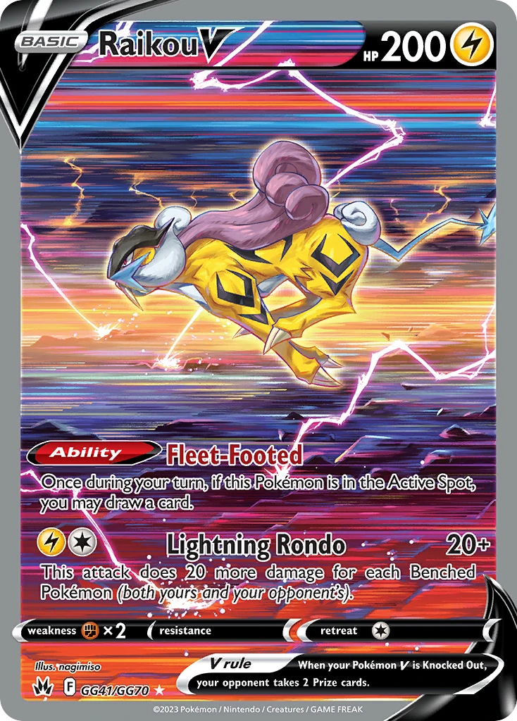 Raikou V – Zenit Regale Galleria di Galar GG41
