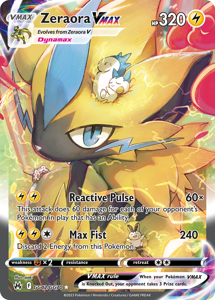 Zeraora VMAX – Zenit Regale Galleria di Galar GG42