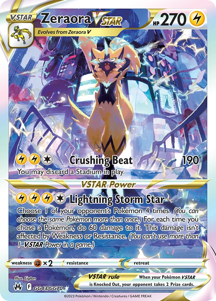 Zeraora V ASTRO – Zenit Regale Galleria di Galar GG43
