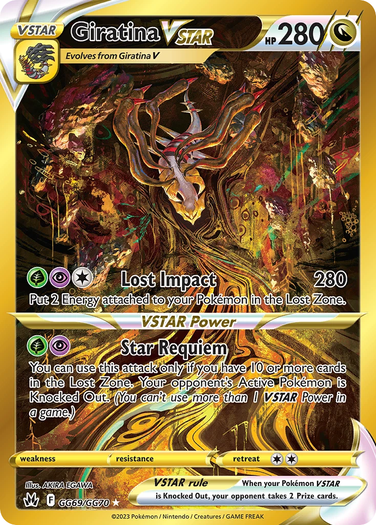 Giratina VSTAR – Crown Zenith Galarian Gallery GG69