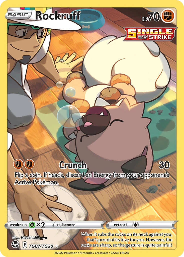 Rockruff – Tempesta Argentata Galleria Allenatori TG07