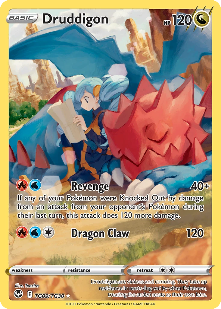 Druddigon – Tempesta Argentata Galleria Allenatori TG09