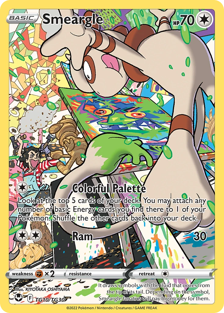 Smeargle – Tempesta Argentata Galleria Allenatori TG10