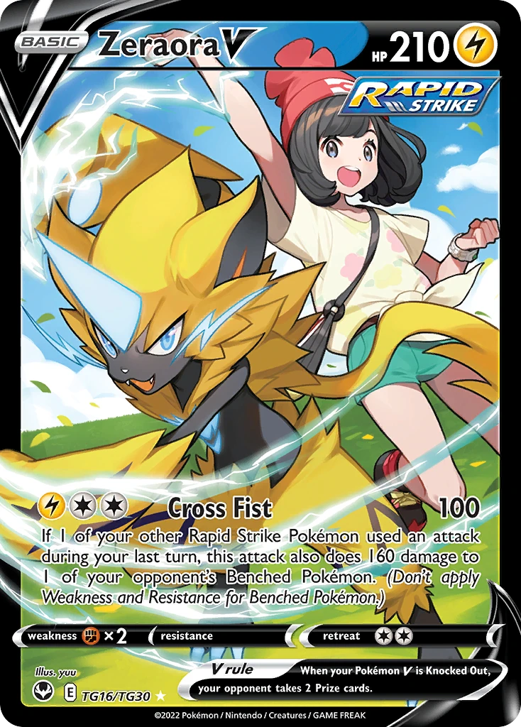 Zeraora V – Tempête Argentée Galerie de Dresseurs TG16