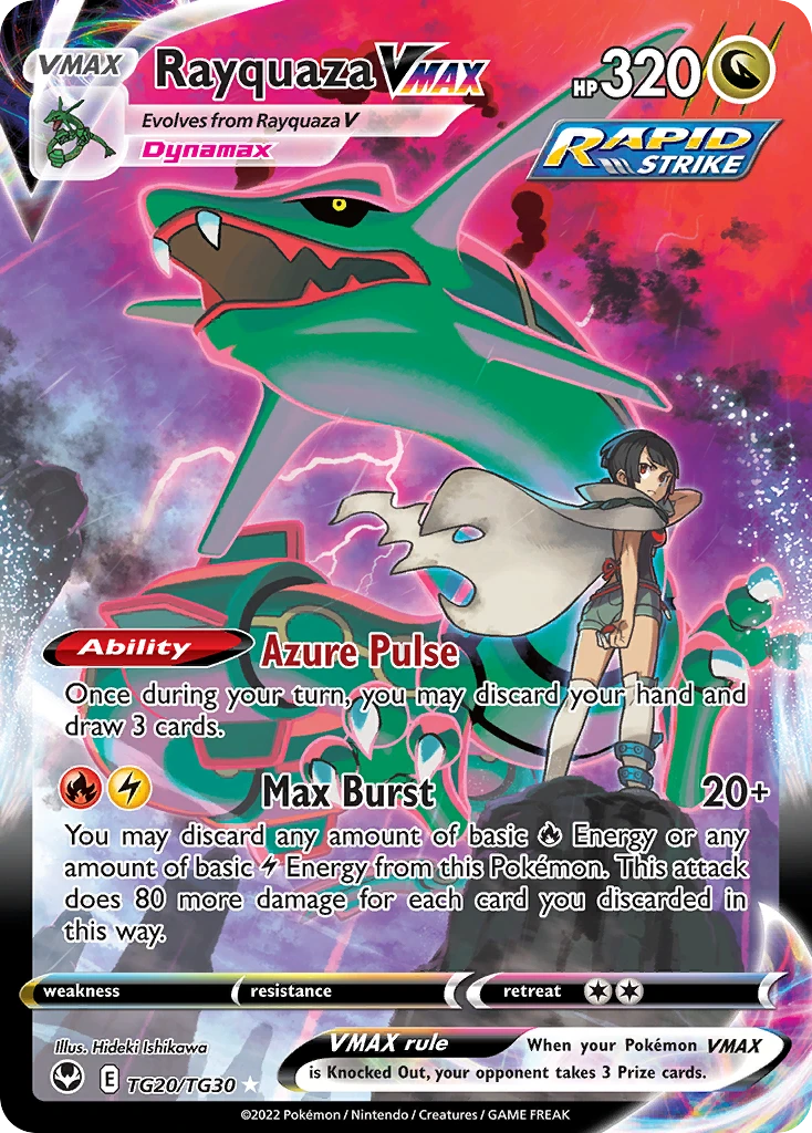 Rayquaza VMAX – Silberne Sturmwinde Trainer-Galerie TG20