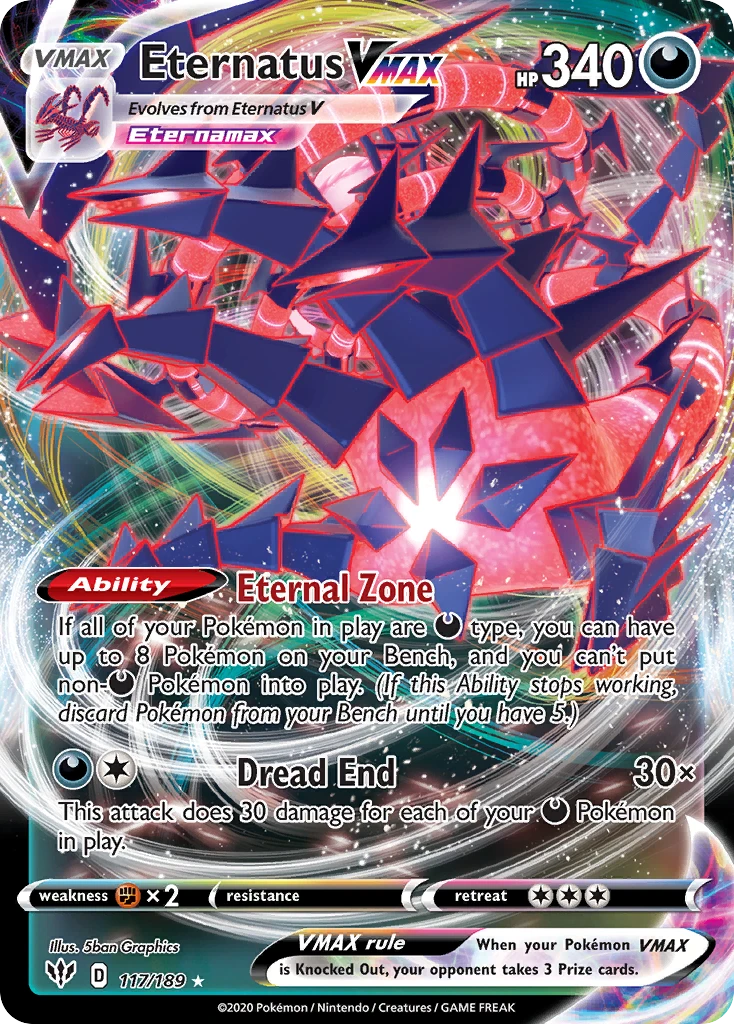 Eternatus VMAX – Darkness Ablaze 117
