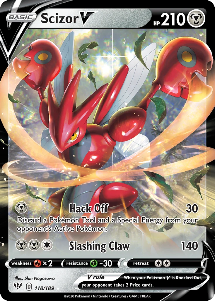 Scizor V – Darkness Ablaze 118