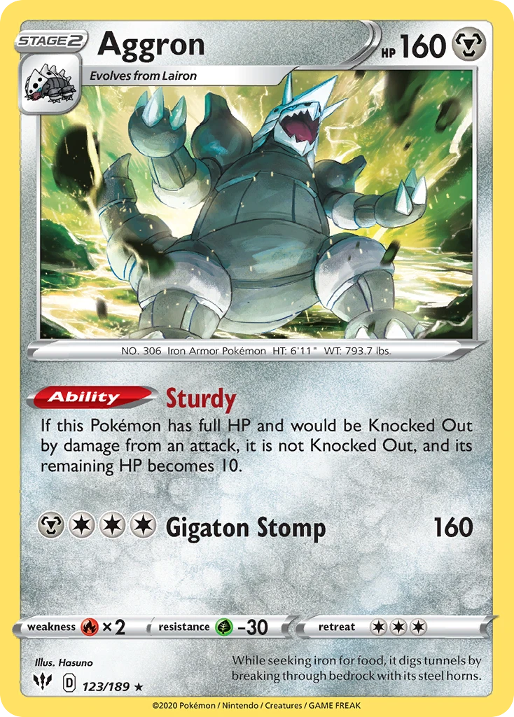 Aggron – Darkness Ablaze 123