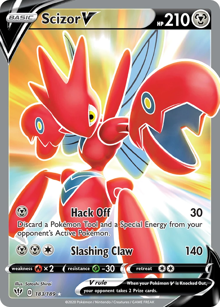 Scizor V – Darkness Ablaze 183