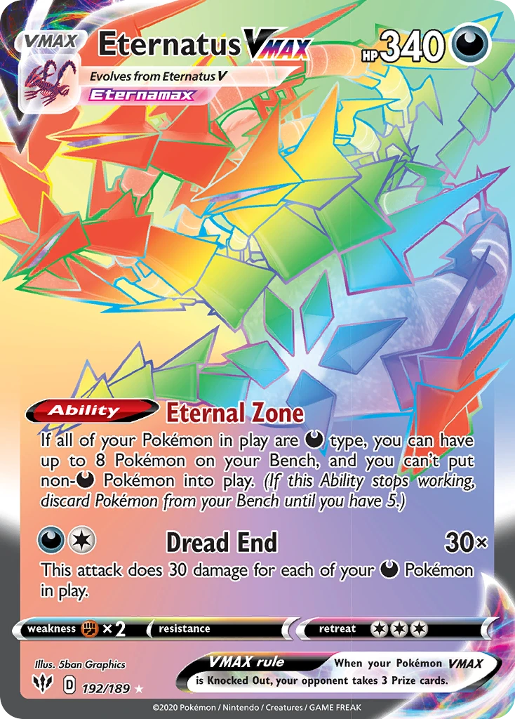 Eternatus VMAX – Darkness Ablaze 192