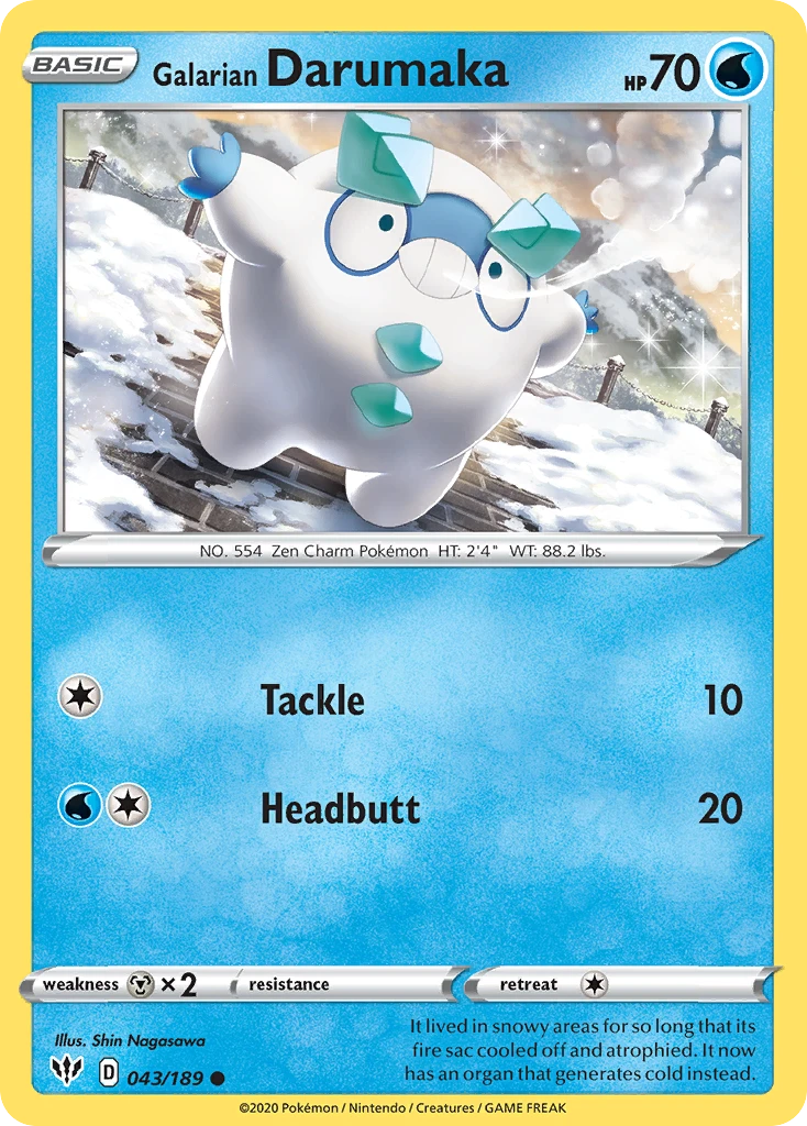 Galarian Darumaka – Darkness Ablaze 43