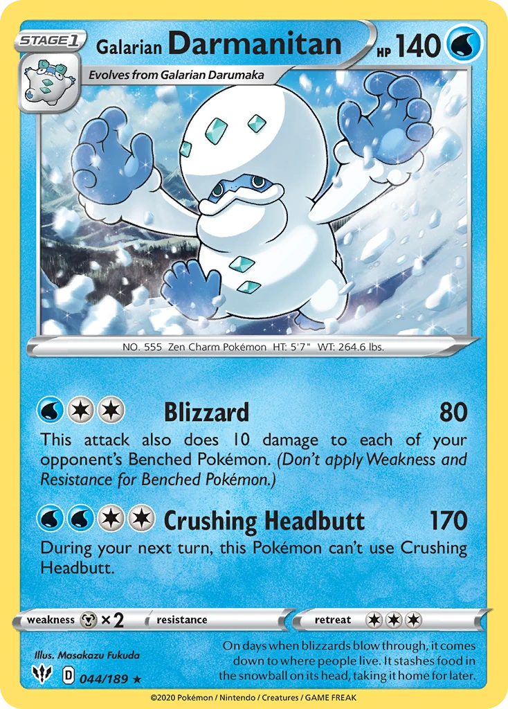Galarian Darmanitan – Darkness Ablaze 44