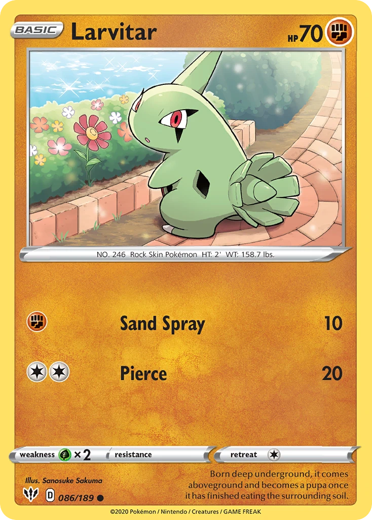 Larvitar – Darkness Ablaze 86
