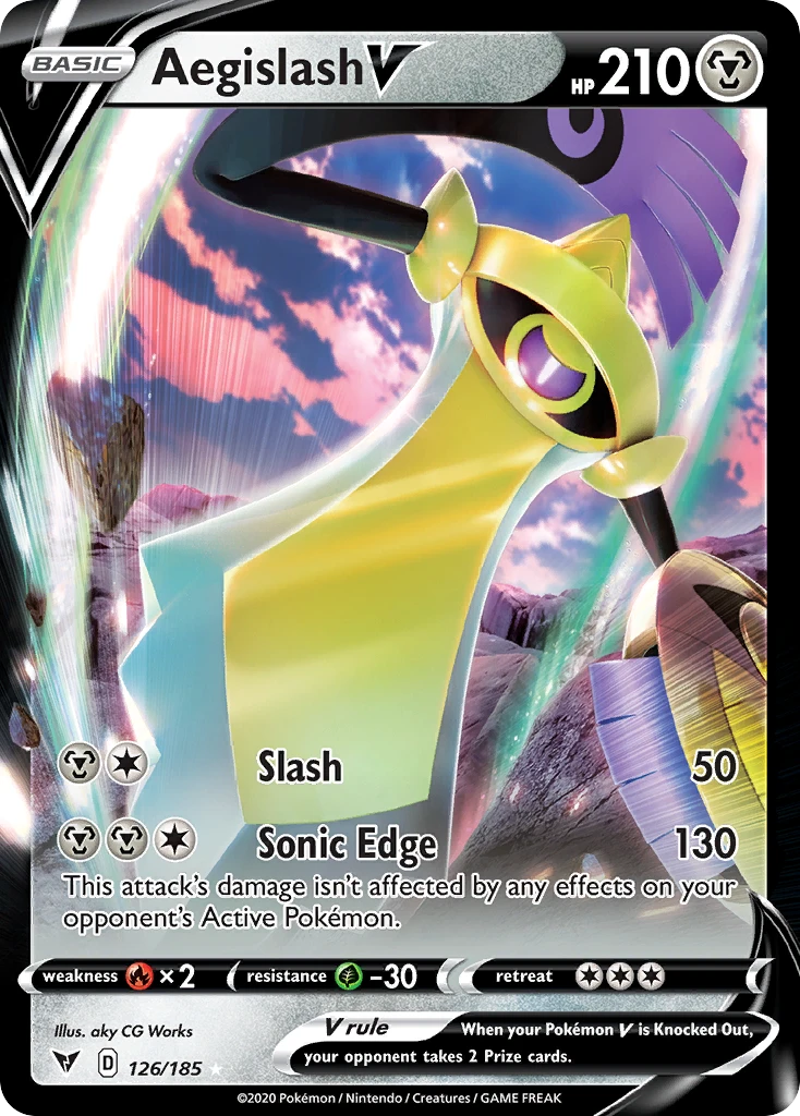 Aegislash V – Vivid Voltage 126
