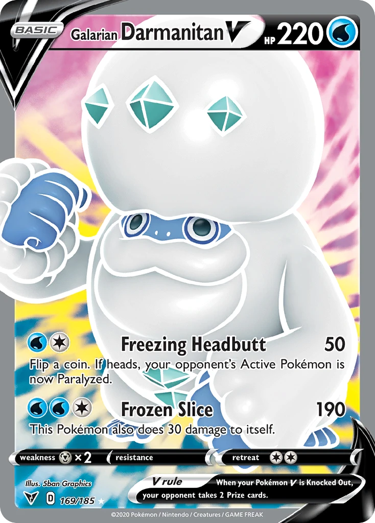 Galarian Darmanitan V – Vivid Voltage 169