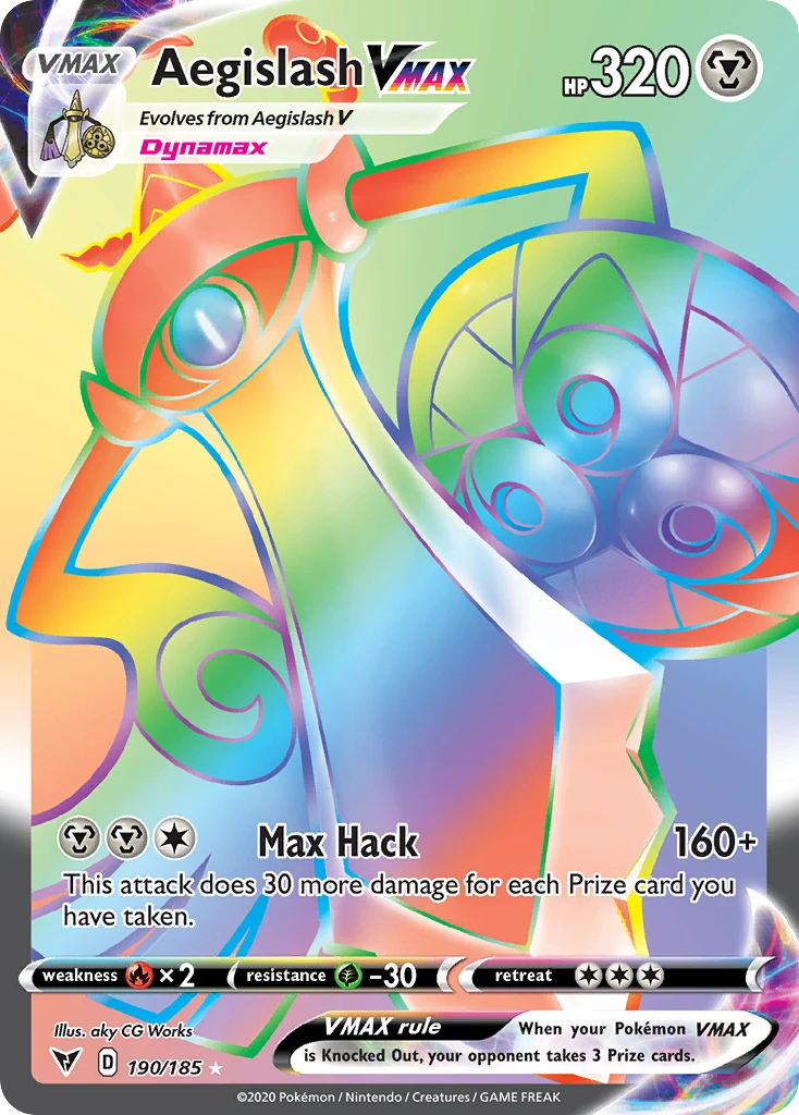 Aegislash VMAX – Vivid Voltage 190