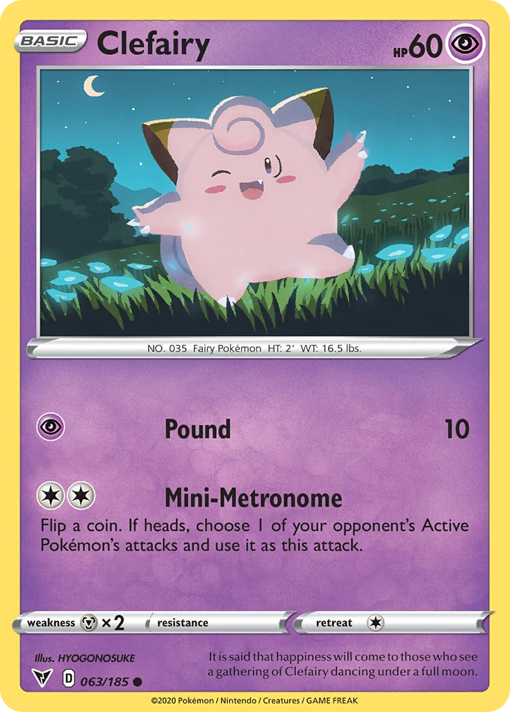 Clefairy – Vivid Voltage 63