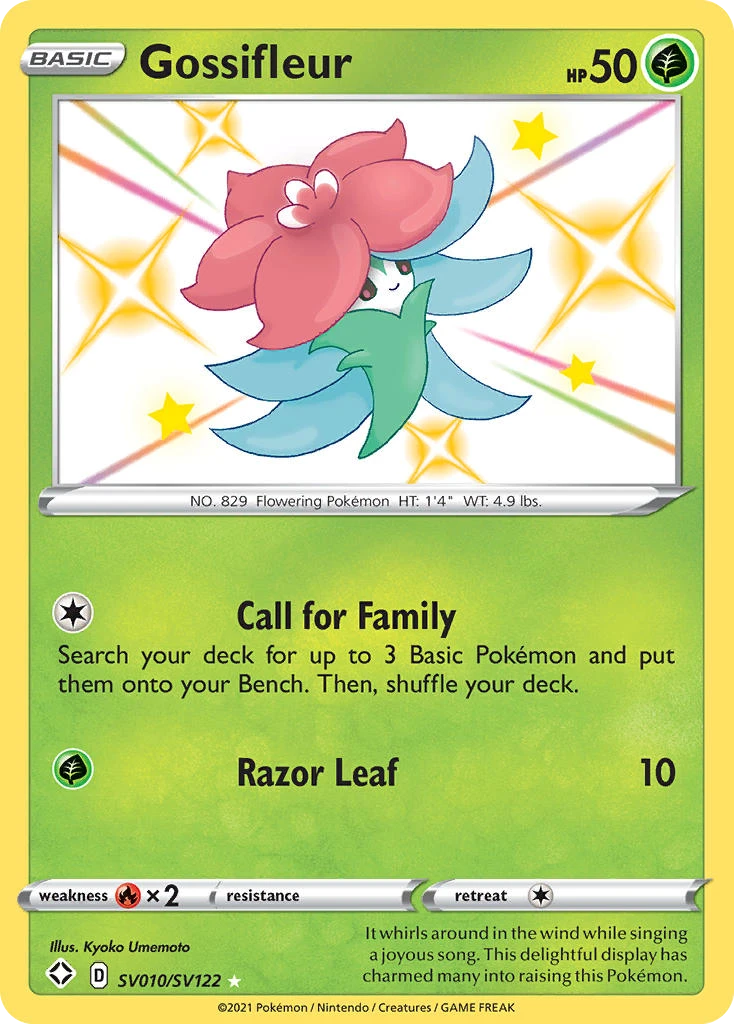 Gossifleur – Shining Fates Shiny Vault SV010