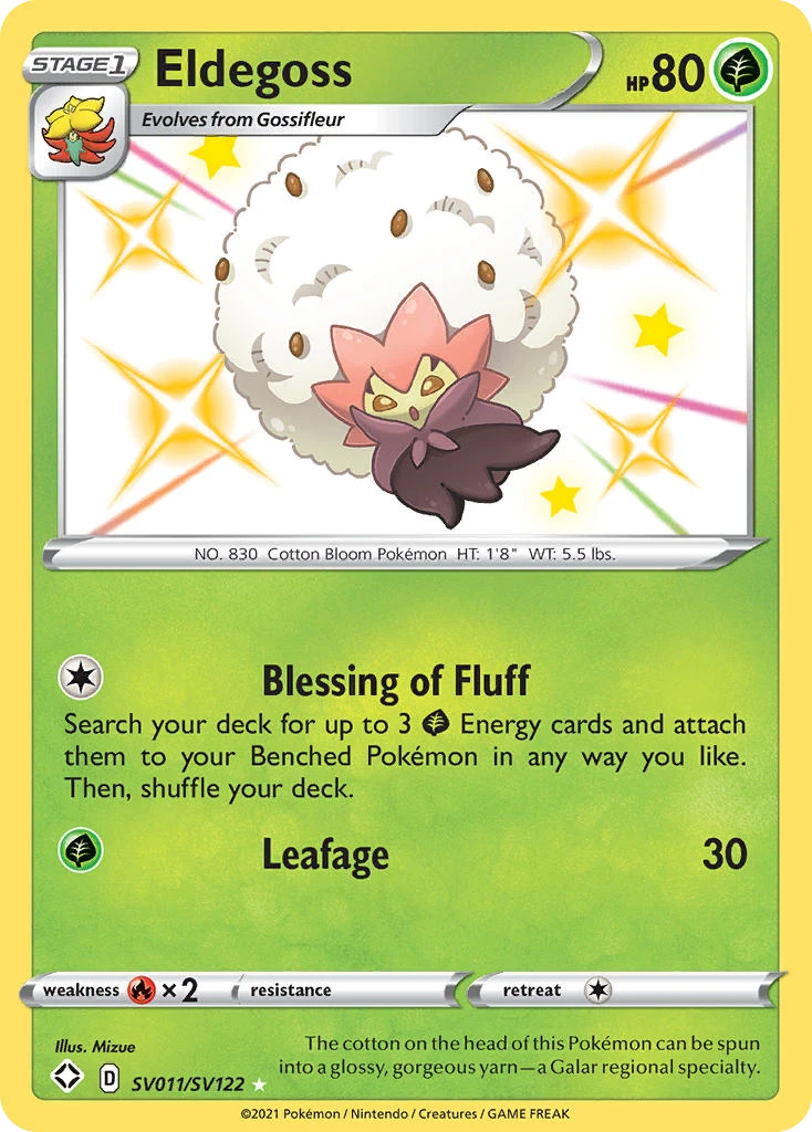 Eldegoss – Destino Splendente Tesoro Lucente SV011