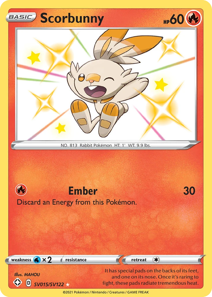 Scorbunny – Destino Splendente Tesoro Lucente SV015