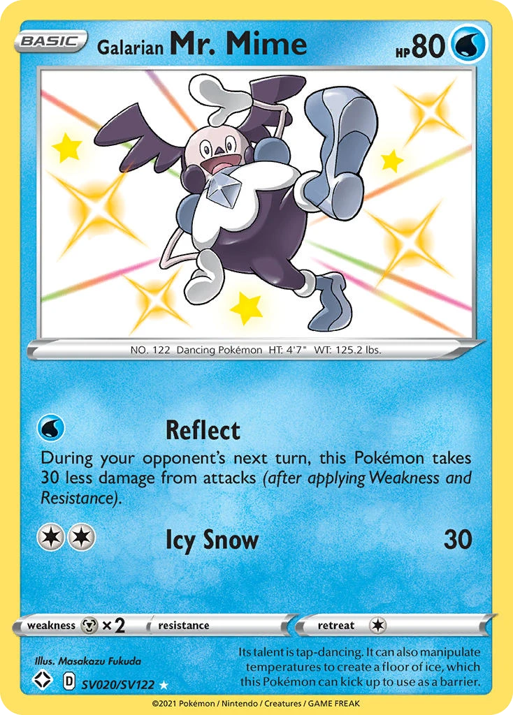 Mr. Mime di Galar – Destino Splendente Tesoro Lucente SV020