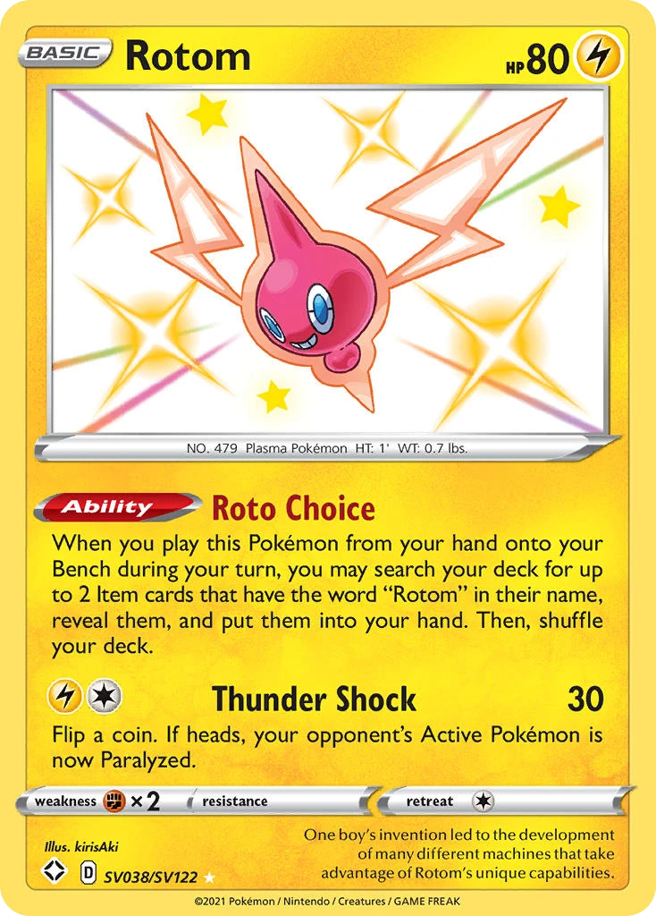 Rotom – Shining Fates Shiny Vault SV038