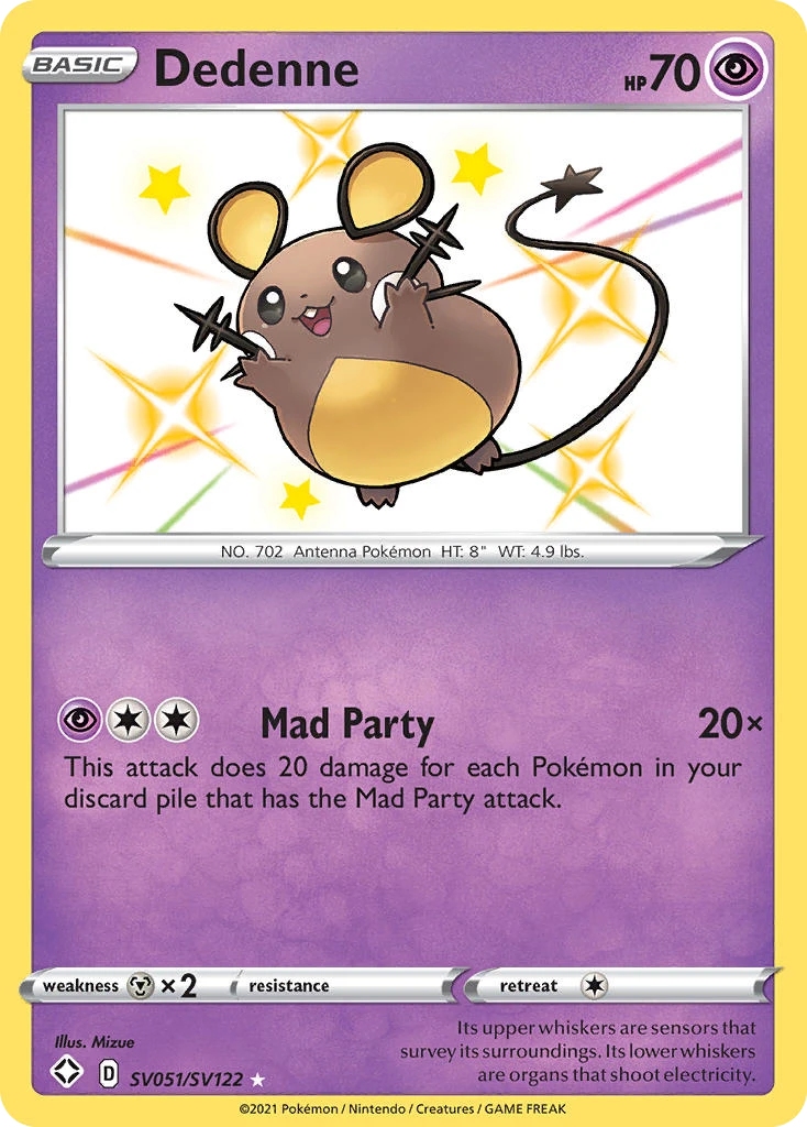 Dedenne – Shining Fates Shiny Vault SV051