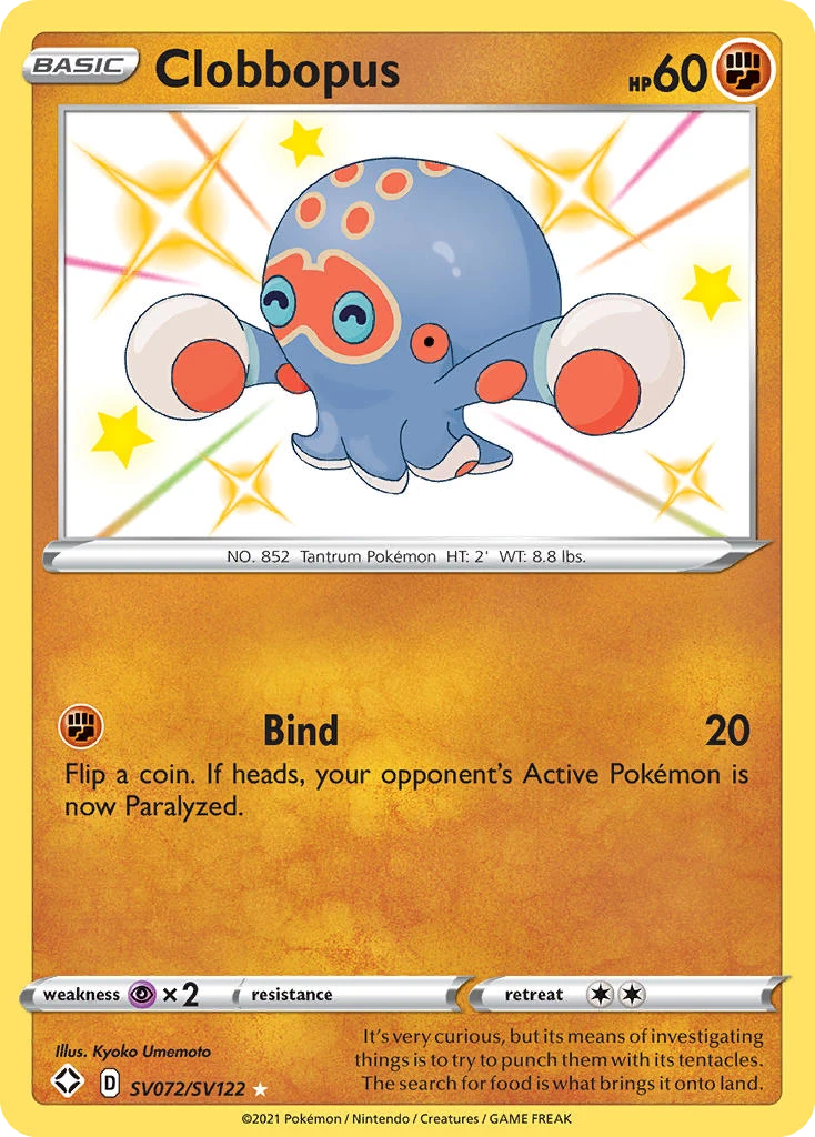 Clobbopus – Shining Fates Shiny Vault SV072