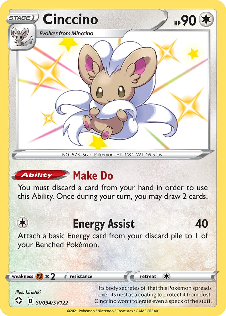 Cinccino – Destino Splendente Tesoro Lucente SV094