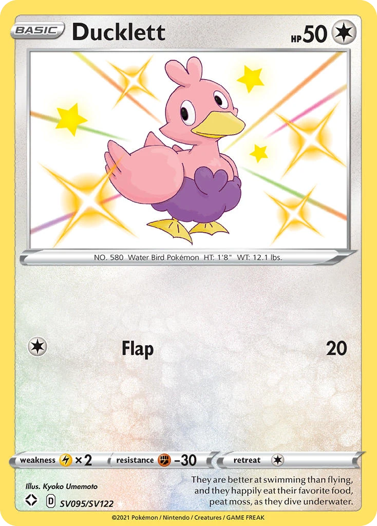Ducklett – Shining Fates Shiny Vault SV095