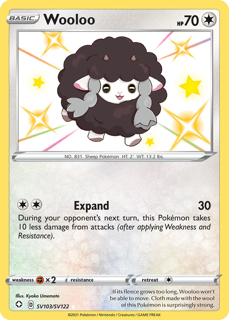 Wooloo – Shining Fates Shiny Vault SV103
