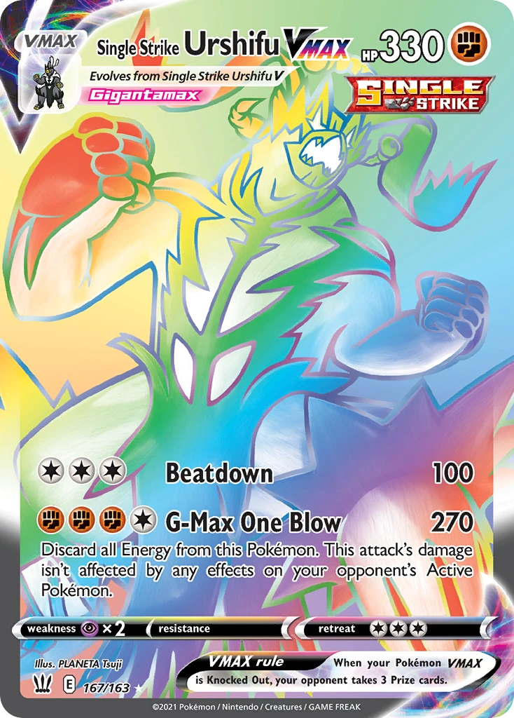 Single Strike Urshifu VMAX – Battle Styles 167