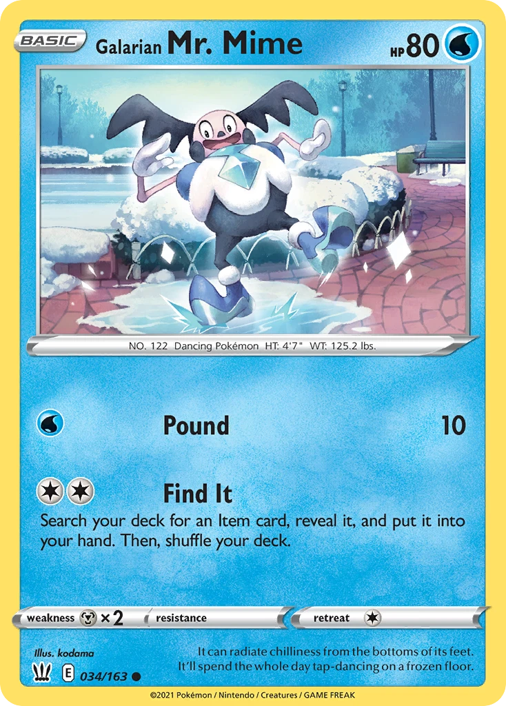 Galarian Mr. Mime – Battle Styles 34