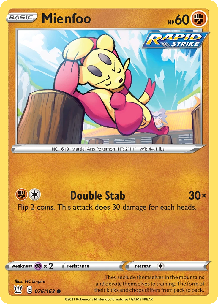 Mienfoo – Battle Styles 76