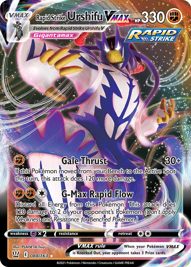 Rapid Strike Urshifu VMAX – Battle Styles 88