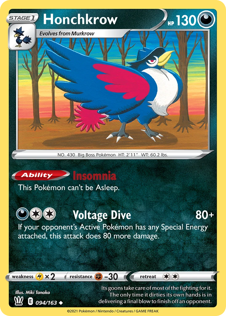 Honchkrow – Battle Styles 94