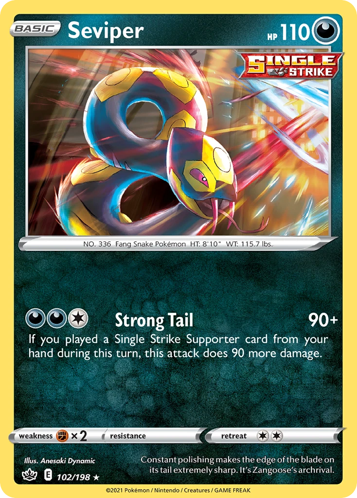 Seviper – Chilling Reign 102